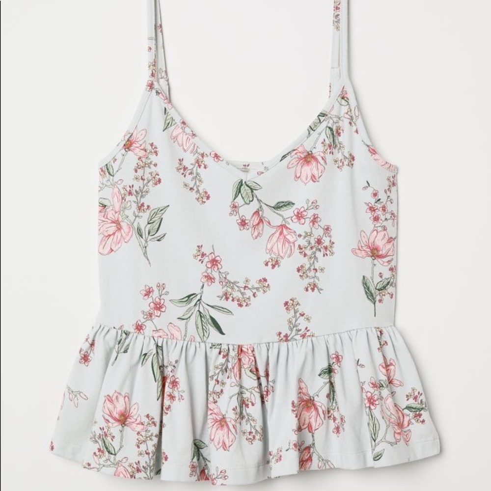H&M Camisole top with flounce